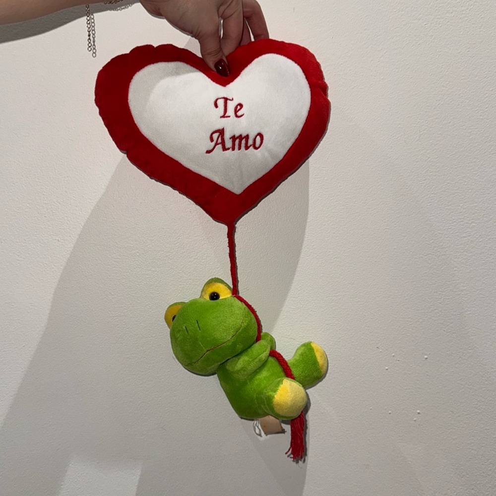 Romantic Heart with Froggy Friend